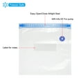 thumbnail image 2 of Unique Bargains Sacs sous Vide 10 Pcs, Sacs Alimentaires Réutilisables à Fermeture Éclair sous Vide avec Valve d'Air Sac de Rangement pour Aliments 22cm x 21cm, 2 of 5