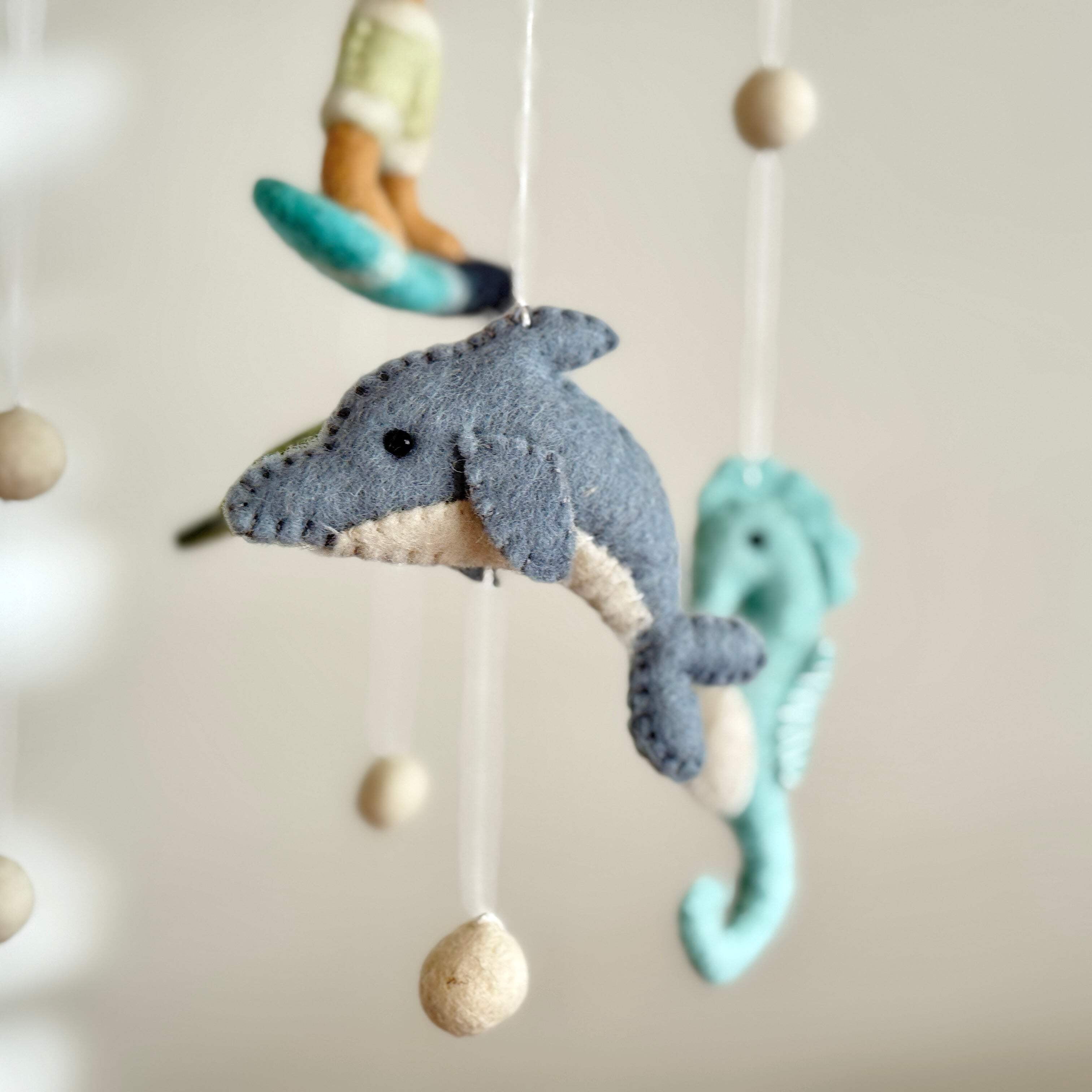 Baby Mobile - Surfer Boy  Ocean Creatures