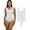 White, variant on SAYFUT Bodysuit for Women Round Neck Solid Color Sexy Ribbed Compression Casual Bodysuit Top Sleeveless Square Neck Tank Top
