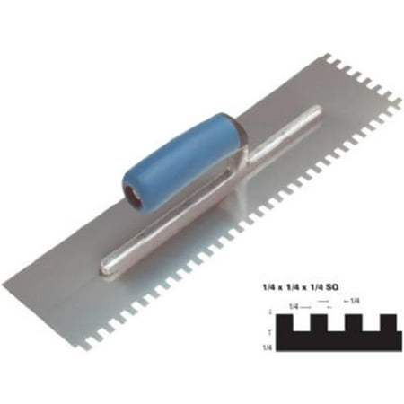 

Building Products 85-88G .25 x .25 x .25 in. Notch Trowel