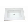 thumbnail image 2 of American Imaginations 25-in. W 1 Hole Ceramic Top Set In White Color - Overflow Drain Incl. AI-29921, 2 of 9