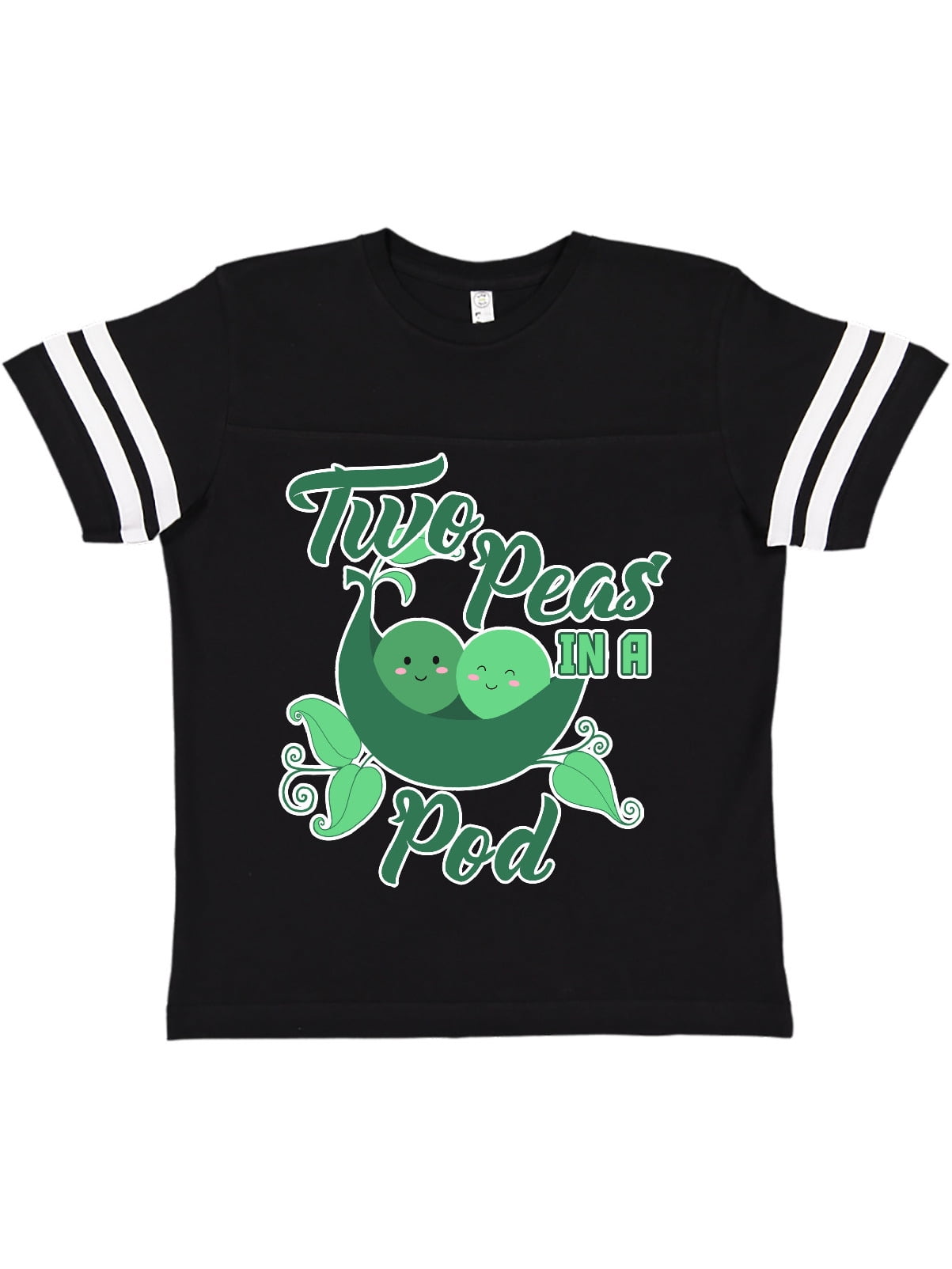 Two Peas In A Pod with Faces Youth TShirt