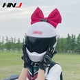 thumbnail image 5 of Casco de motocicleta de cara completa con certificación ECE DOT para mujer con lazo trenzado, casco de motocross de verano de material ABS, cascos de seguridad para motocicleta, 5 of 5