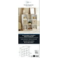 Mainstays 11" 9Cube Storage Organizer, White