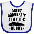 thumbnail image 3 of Inktastic Great Grandpas Lil Racing Buddy Boys or Girls Baby Bib, 3 of 4