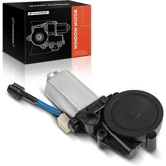 A-Premium Right Power Window Lift Motor Compatible with Ford F-250 F-350 F-450 F-550 Super Duty 1999, Passenger Side, 2 Pins Only