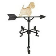 Montague Metal Products WV-262-GB 200 Series 32 In. Gold West Highland White Terrier Weathervane