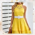 thumbnail image 3 of WHIPPY Women Elastic Woven Belt for Dresses Straw Braided Belt for Ladies, 3 of 6