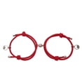 thumbnail image 1 of Pulseras magnéticas tejidas de acero inoxidable para parejas, correa de mano para joyería Wmkox8yii  shlkj117, 1 of 1
