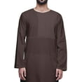 thumbnail image 2 of Atasi Indian FashionForMen Solid Cotton Long Sleeve Ethnic KurtaForBoys, 2 of 5