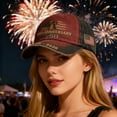 thumbnail image 5 of TOWED22 250 Anniversary USA hat, Patriotic Embroidered Baseball Cap, Patriot Cap 1776-2026 Bicentennial Gift for Men & Women Red, 5 of 8