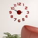 thumbnail image 1 of Reloj DIY Reloj de Pared 3D Espejo Superficie Pegatina Hogar Oficina Decoración Reloj AHeartcove SZ221208-0183JD, 1 of 3