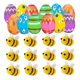 thumbnail image 5 of Huevo de Pascua lleno de recuerdos de fiesta, animales de dibujos animados lindos con juguetes de peluche, cesta de Pascua Estilo D, 5 of 8