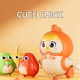 thumbnail image 4 of Abs Chicken Toy, Wind-Up Walking Hen With Magnetic Chick and Spring Chain, for Learning and Imaginative Play, Multicoloured, 4 of 9