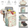 thumbnail image 5 of Cooler Backpack Insulated Backpack Cooler for Men & Women,marble Modern Geometric Flowers Abstract Lunch Backpack for Picnics, 5 of 6