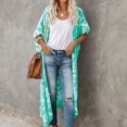 thumbnail image 4 of Nouveaux Hauts d'Été pour Femmes 2023 Mode Grande Taille Col Rond Manches Longues Imprimé Blouses Décontractées pour Sorties Chemise à Manches Longues pour Femmes, 4 of 9