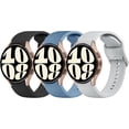 thumbnail image 1 of 3 Pack Correas para Samsung Galaxy Watch 6 / 5 / 4 Band 40mm 44mm, Galaxy Watch 5 Pro  45mm, Galaxy Watch 6 , Galaxy Watch 4  20mm Sport Band Correa de repuesto de silicona ajustable para, 1 of 15