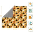 thumbnail image 3 of Honeii Halloween Ghost Pumpkin for Dish Drying Mat for Kitchen Counter, Non-slip Rubber Backed, Hide Stain Kitchen Super Absorbent Draining Mat, Dish Rack Pad, 3 of 8