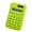 Green-GN Home Decor, variant on JJV Campus Color Calculator with Large Screen 8 Digits Display Dual Power Source, Solar and Battery Portable Plastic Desktop Calculator with Stand for Office Finance