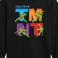 thumbnail image 3 of Teenage Muntant Ninja Turtles - Press Start Grid  - Toddler And Youth Long Sleeve Graphic T-Shirt, 3 of 5