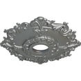 thumbnail image 3 of Ekena Millwork 18"OD x 3 1/2"ID x 1 1/2"P Riley Ceiling Medallion (Fits Canopies up to 4 5/8"), Hand-Painted Silver, 3 of 5