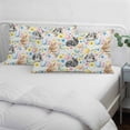 thumbnail image 4 of Happy Easter Pillow Covers 24"x36", Spring Watercolor Rabbits Eggs Flower Soft Brushed Microfiber Breathable Throw Pillow Covers, Pillowcase with Zipper for Couch Sofa Bedroom Living Room, 4 of 9
