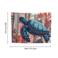 thumbnail image 3 of FCXZI Turtle Coral Tapestry Wall Hanging for Living Room Bedroom Decor 40*30in, 3 of 6