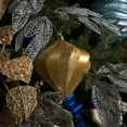 thumbnail image 6 of Vickerman 6" Copper/Gold Candy Glitter Swirl Diamond Christmas Ornament, 6 of 6