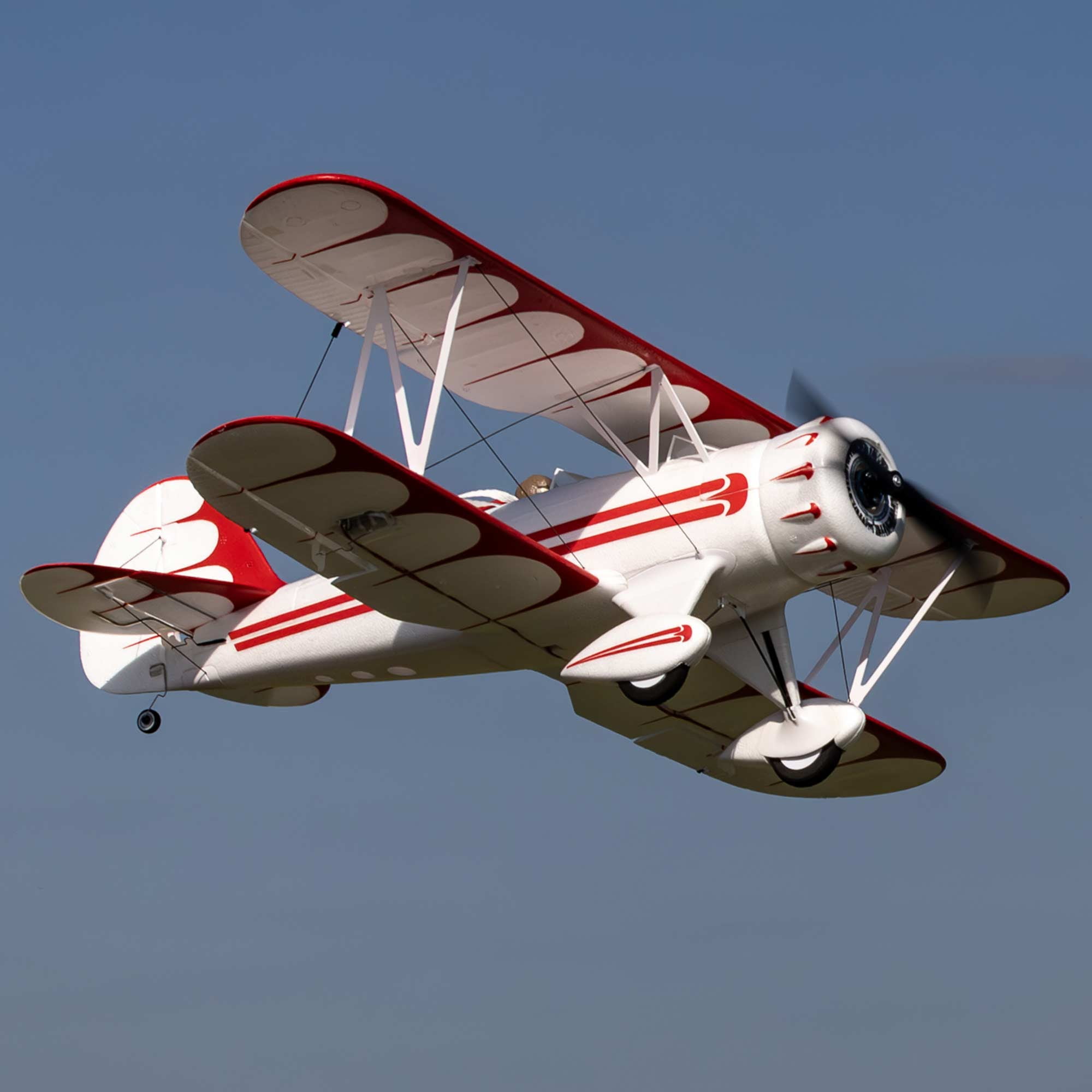 E-flite RC Airplane UMX WACO White BNF Basic Transmitter Battery and Charger Not Included with AS3X & SAFE EFLU53550
