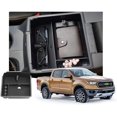thumbnail image 1 of Customized for 2019 2020 2021 Ranger Accessories Car Center Console Armrest Box Glove Secondary Storage Console Organizer Insert Tray with Coin and Glass Holder (Black), 1 of 5