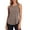 Coffee-Tops, variant on Womens Round Neck Ruffle Sleeveless Tank Tops A Line Loose Fit Casual Tops Workout Athletic Basic Blouses Coffee M