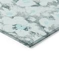 thumbnail image 4 of Addison Rugs Chantille Indoor/Outdoor Transitional Floral Teal Washable Rectangle Rug, 9' x 12', 4 of 6