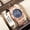 Rose gold blue dial with steel strap, variant on Luxury men's watch, waterproof, luminous, fashionable quartz watch, men's wristwatch, trendy business watch