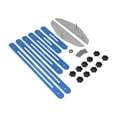 thumbnail image 3 of Stair Treads Gauge, 11-60in Measuring Range Reusable Prevent Discoloration Anodized Stair Measuring Tool Stretchable Joints With Gasket For Risers Blue, 3 of 8