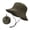 Army Green, variant on Women's Waterproof Packable Wide Brim Bucket Hat, Foldable Sun Shade Fisherman Hat with Chin Strap, Outdoor Sun Hat for Hiking Fishing Travel, Unisex Solid Color Wide Brim Sun Bucket Hat Brick Red