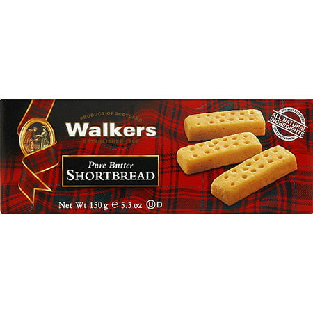 Walkers Pure Butter Shortbread, 5.3 oz, (Pack of