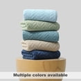 thumbnail image 5 of Jessy Home 12 Pack Light Green Hand Towel Set 16"x31" Soft Highly Absorbent Quick Dry Bathroom Bath Hand Towels Microfiber Plush Towels, 5 of 7