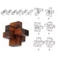 thumbnail image 4 of Juego de rompecabezas de madera VolksRose IQ Challenge de 6 piezas, 4 of 6