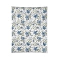 thumbnail image 2 of Watercolor Blue Floral Design Comforter, 2 of 2