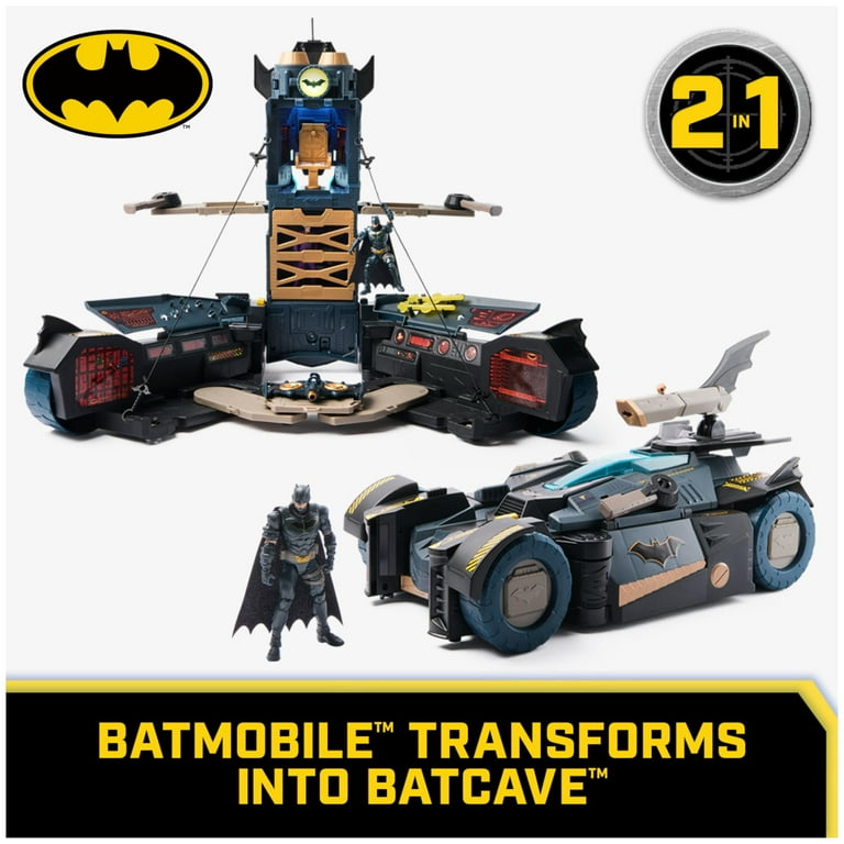 DC Comics Batman, Ultimate Transforming Batmobile Playset, 2-in-1