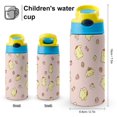 thumbnail image 5 of Kids Insulated Water Bottle - Pompompurin 16.9 Oz Stainless Steel Travel Bottle with Straw, Double Wall Vacuum Insulated Water Bottles for Boys Girls, 5 of 7