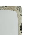 thumbnail image 2 of Ambesonne Sketchy Fitted Sheet, Music Hipster Skull, Twin XL Size, Beige Black, 2 of 2