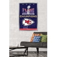 thumbnail image 3 of NFL Kansas City Chiefs - Super Bowl LVIII Team Logo Wall Poster, 22.375" x 34" Framed, 3 of 5