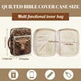 thumbnail image 7 of Xoenoiee Highland Cattle Pattern Bible Cover for Women Men Quilted Bible Case Holder Carrying Organizer Protector Lightweight Bible Accessories Christian Religious Gift, 7 of 7