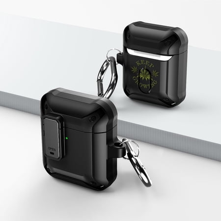 Duo Shield Secure Lock Designed For Apple AirPods Generation 1 & 2 With Hook  Black/Black price history on PriceWatchPro