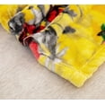 thumbnail image 5 of DaDa Bedding Vibrant Tropical Hummingbird Throw Blanket - Sunny Yellow Fleece Bright Super Soft Faux Mink for Sofa or Couch - Cozy & Lightweight - Sunshine Yellow Hummingbirds, 5 of 7