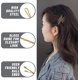thumbnail image 2 of Pinzas para el cabello rubio para maquillaje, peinado, horquillas de 5 cm de largo para mujeres, ideales para todo tipo de cabello (100 piezas, doradas), 2 of 6