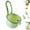 Green, variant on 2025 New Faucet Hanging Strainer, Kitchen Food Waste Catcher Basket, Hanging Kitchen Sink Drain Strainer Basket with Press Dumping & Self-Cleaning Design, The Food Trash Leftovers Catcher(Green)
