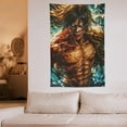 thumbnail image 6 of Attack On Titan Tapestry Wall Hanging Blanket Soft Tablecloth Wall Hanging Tapestries Home Decor Posters for Home Dormitory, 6 of 8