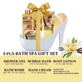 thumbnail image 2 of Spa Luxetique Gift Baskets for Women, 8 Pcs Vanilla Bath Sets Mothers Day Birthday Gift Ideas for Her, 2 of 8